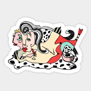 Cruella Sticker